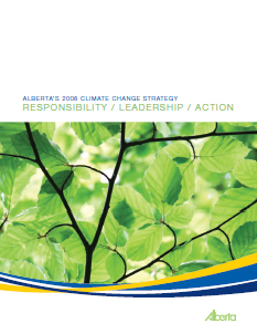 Alberta's 2008 Climate Change Strategy